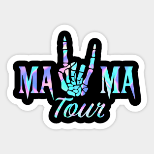 Motherhood, Some Days I Rock It, Mama Lighting Bold, Mama Tour, Mother's Day, Mama Skeleton (2 Sided) Sticker